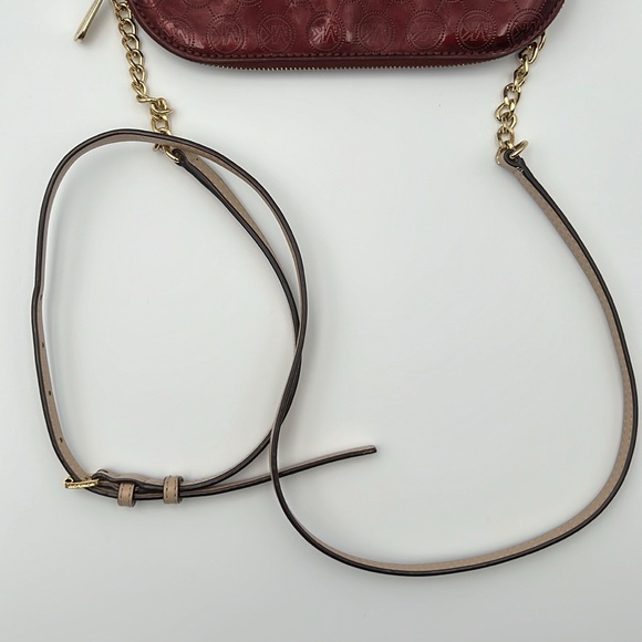 Michael Kors Saffiano Patent Leather Monogram Bag - Picture 7 of 12